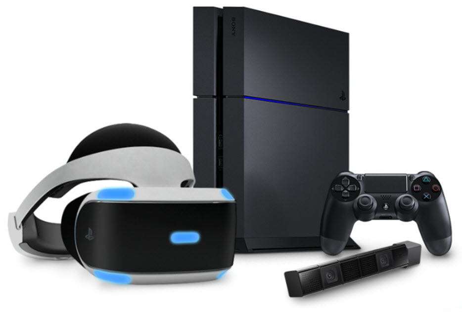 playstation 4 console with vr bundle