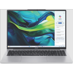 Acer Aspire Lite 16" laptop with i5 CPU, 8GB RAM, and 512GB 