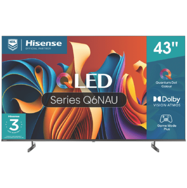 Hisense 43" Q6NAU 4K QLED Smart TV
